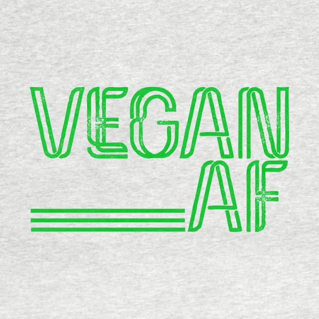 Vegan AF, Funny Vegan Christmas Gifts 2023 by KindWanderer